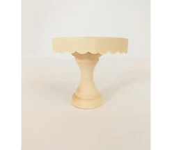 Scalloped Edge Pedestal