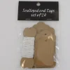 Scalloped Kraft Tags – 24 Piece