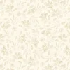 Scarlet Dreams Floral Leaves in Tonal Cream