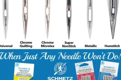 Schmetz Sharp Microtex Machine Needles 70/10 1729 5 Count