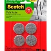Scotch Heavy Duty Felt Pad – 4 Pads – 1.5-inch