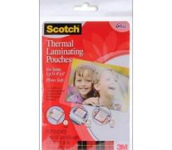 Scotch Thermal Laminating Pouches – 20 Pack – 4×6