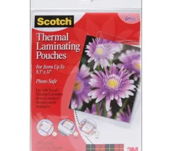 Scotch Thermal Laminating Pouches – 20 Pack – 8.5×11