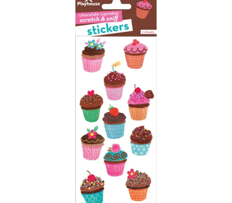 Scratch And Sniff Stickers – Chocolate Cupcake
