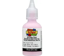 Scribbles 3-D Fabric Paint – 1-ounce – Shiny True Pink