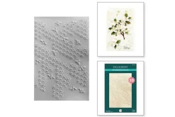 Sculpted Scripted Floral Clear Stamp & Die Set