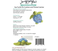 Sea Turtle Pin Cushion and Thread Catcher Pattern #PT-5814