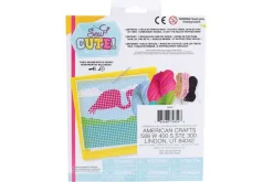 Sew Cute Flamingo Needlepoint Kit for Kids