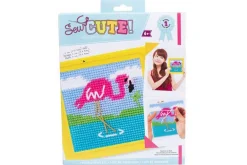 Sew Cute Flamingo Needlepoint Kit for Kids