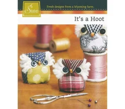 Sewn Wyoming It’s A Hoot Owl Pincushion Sewing Pattern. #SITF149D