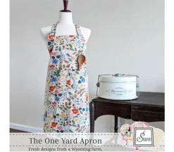 Sewn Wyoming 1 yard Apron Sewing Pattern. SIF 198D