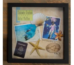 Shadowbox Scrapbook Frame – 8-inch x 8-inch – Black