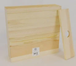 Shadow Box with Glass and Slide Top Opening