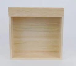 Shadow Box with Glass and Slide Top Opening