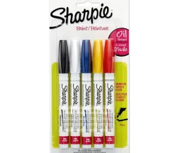 Sharpie Paint Marker – Fine – 5 Piece