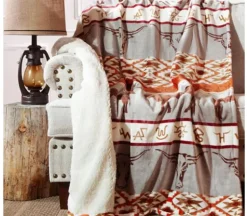Sherpa Throw Blanket – Dean Crouser’s A Moment’s Rest