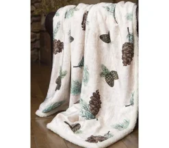 Sherpa Throw Blanket – Lone Mountain