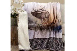 Sherpa Throw Blanket – Pinecone