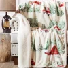 Sherpa Throw Blanket – Red White and Blue Southwest