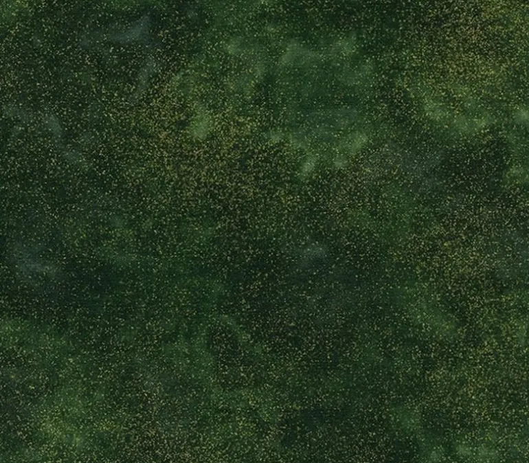 Shimmer Texture in Green with Gold Metallic Highlights