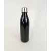 Shinny Black Sport Water Bottle – 10-inch