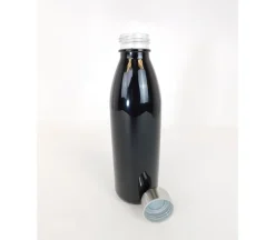 Shinny Black Sport Water Bottle – 10-inch