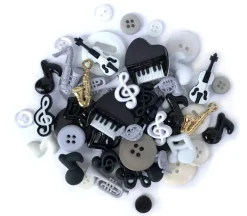 Shooting Stars Novelty Buttons