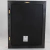 Sienna Visage Wall Frame – Black Oak (view sizes)