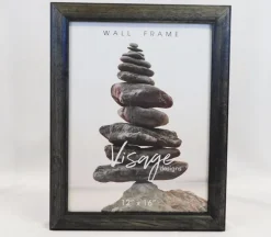 Sienna Visage Wall Frame – Black Oak (view sizes)