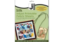 Silk Inject Printable Fabric Sheets, 8.5″x11″, 10pk
