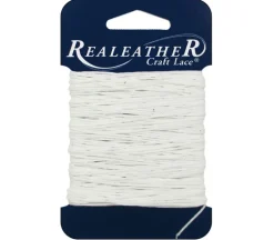 Silver Creek Waxed Thread – 25-yard – Card White