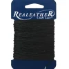 Silver Creek Waxed Thread – 25-yard – Card Black