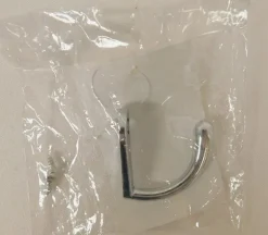 Silver Hook with Two Screws