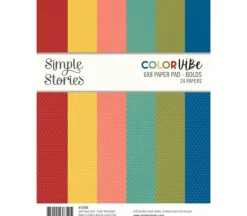 Simple Stories Color Vibe Paper Pad – Bolds