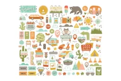 Simple Stories Open Road Bits & Pieces