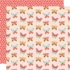 Simple Stories Pink Lemonade 12×12 Paper – Journal Elements