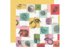Simple Stories Pink Lemonade 12×12 Paper – Tag Elements