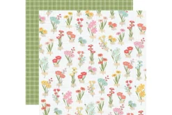Simple Stories Pink Lemonade 12×12 Paper – Fresh Picked