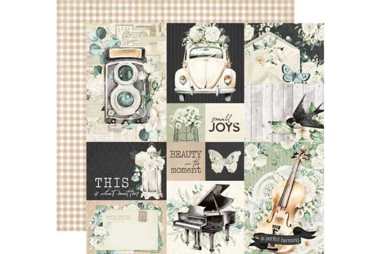 Simple Stories Vintage Sand & Sea Card Kit