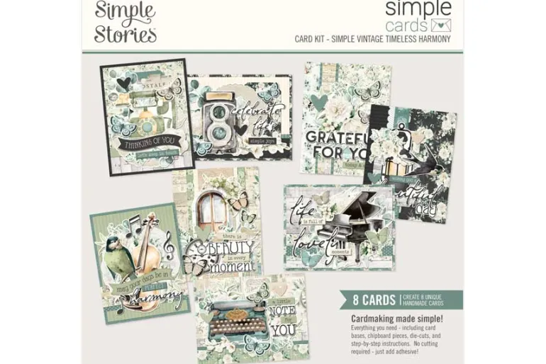 Simple Stories Vintage Sand & Sea Card Kit