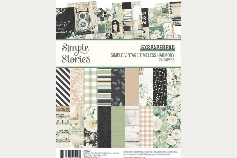 Simple Stories Vintage Timeless Harmony Floral Bits & Pieces