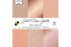 Single-Sided Cardstock Stack 6″X6″  – Brights