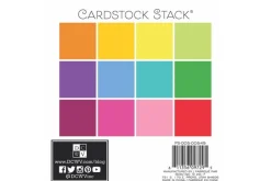Single-Sided Cardstock Stack 6″X6″  – Brights