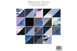 Single-Sided Cardstock Stack 6″X6″  – Brights