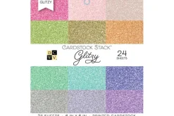 Single-Sided Cardstock Stack 6″X6″  – Brights