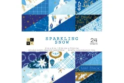 Single-Sided Cardstock Stack 6″X6″ – Brights Textured Solid