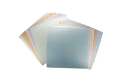 Single-Sided Cardstock Stack 12″X12″ – Gold & White