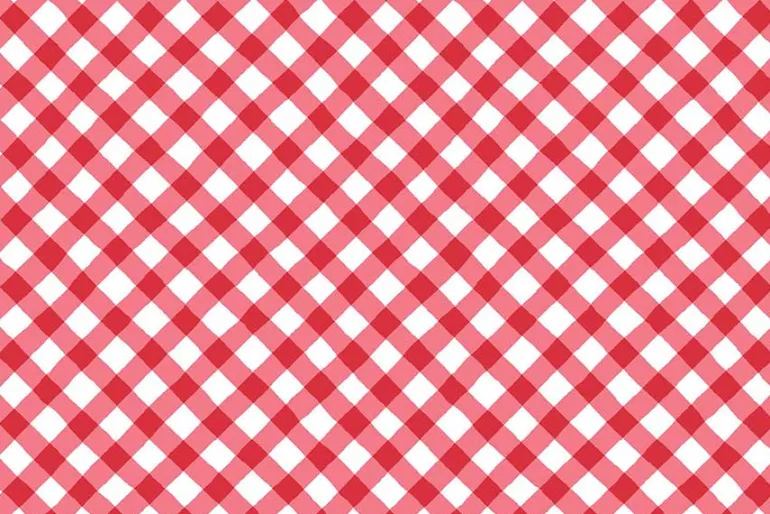 Sippin’ on Sunshine Bias Gingham Green on White