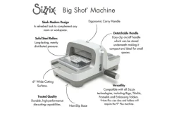 Sizzix Big Shot Machine – White & Gray 2025 Redesign