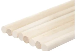 Skinny Square Craft Sticks – 75pc. – Natural